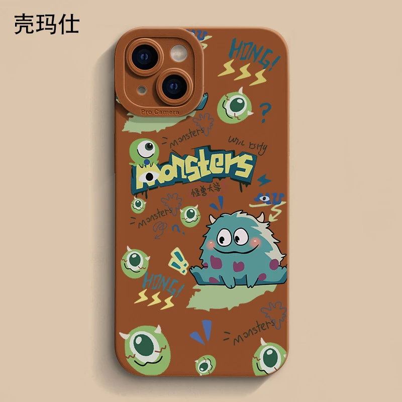 壳玛仕怪兽大学适用iPhone15苹果12/13软壳14promax手机壳11xr8p7