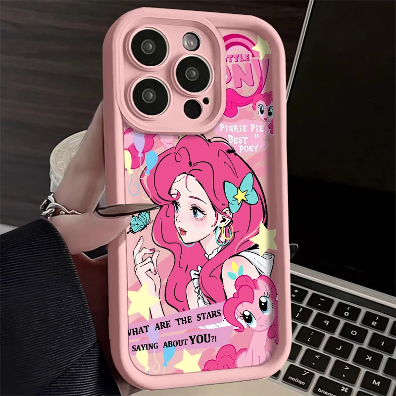 小马宝莉适用苹果15手机壳iPhone14promax软胶磨砂华为oppo小米13