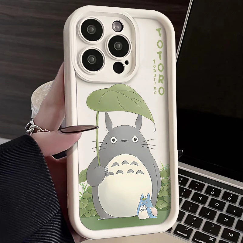 龙猫适用苹果15/14手机壳iPhone14promax软胶13pro12/11/xr/7可爱