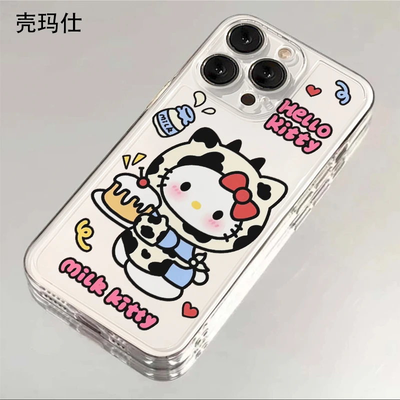 壳玛仕蛋糕kt猫适用iphone15苹果13手机壳14promax透明12xr/11软