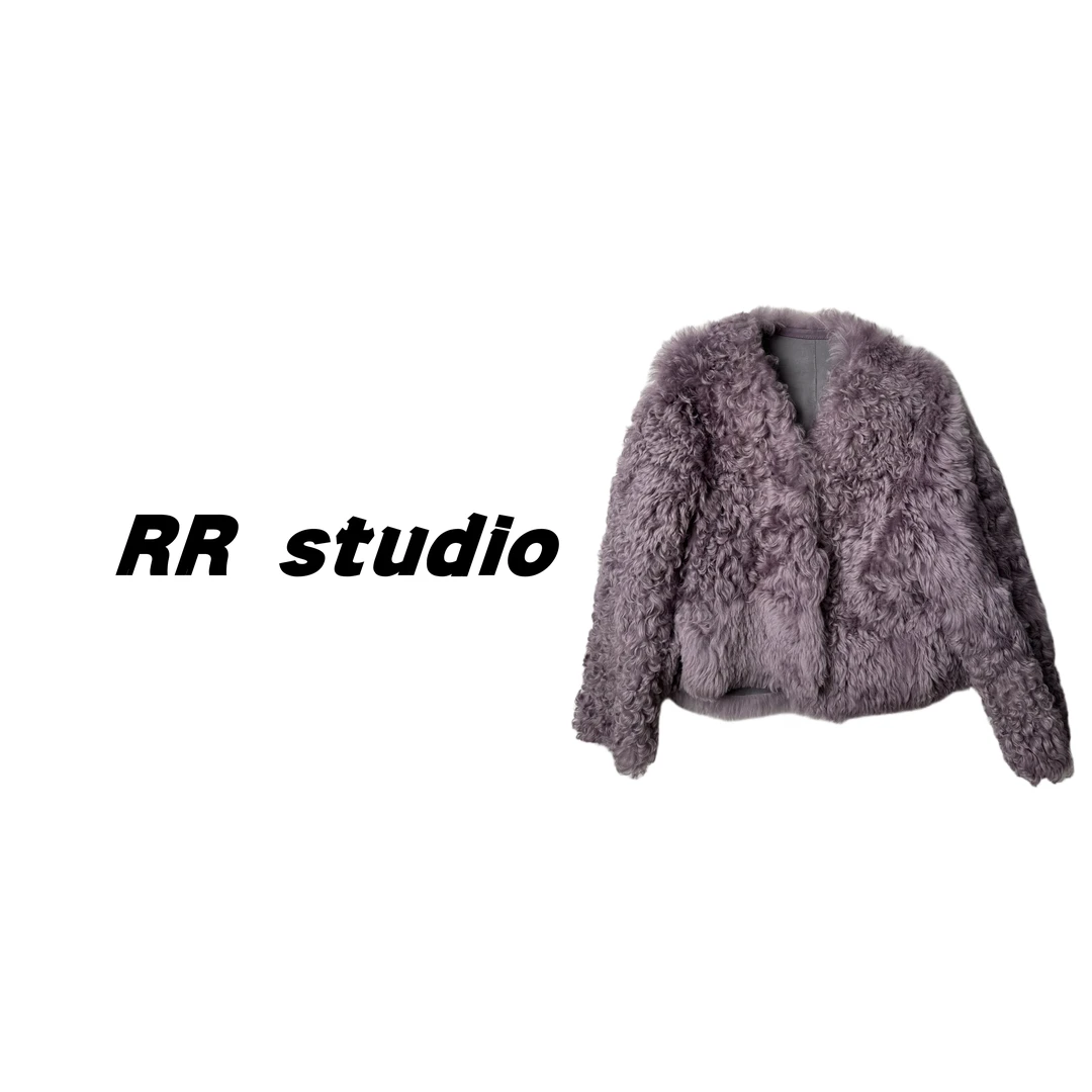 RR studio 2024冬装新款时尚百搭女装外套#QS177P3188