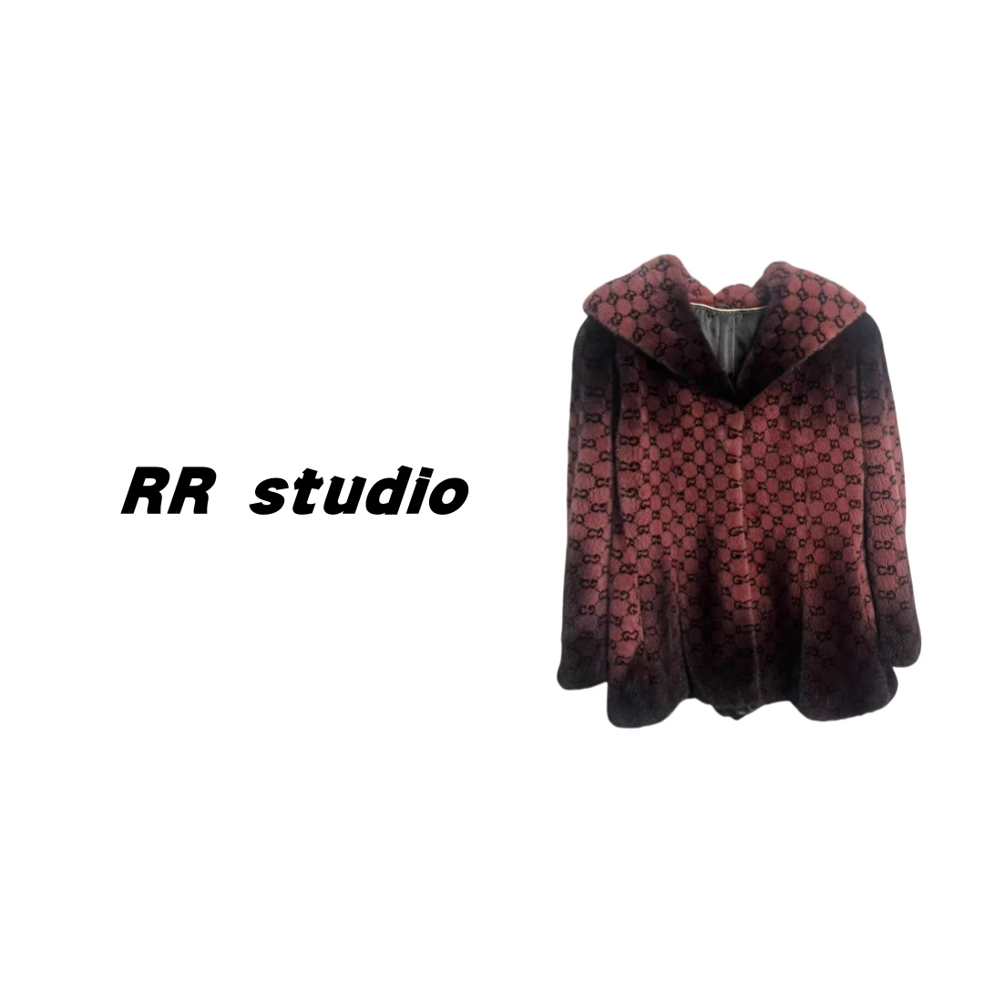 人造皮草 RR studio女士时尚水貂外套#EENX81116