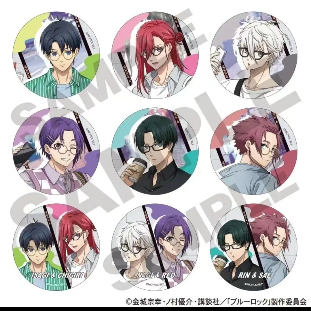 【现货】 蓝锁 假日眼镜ver. 吧唧-动漫周边谷子 下单默认代拆