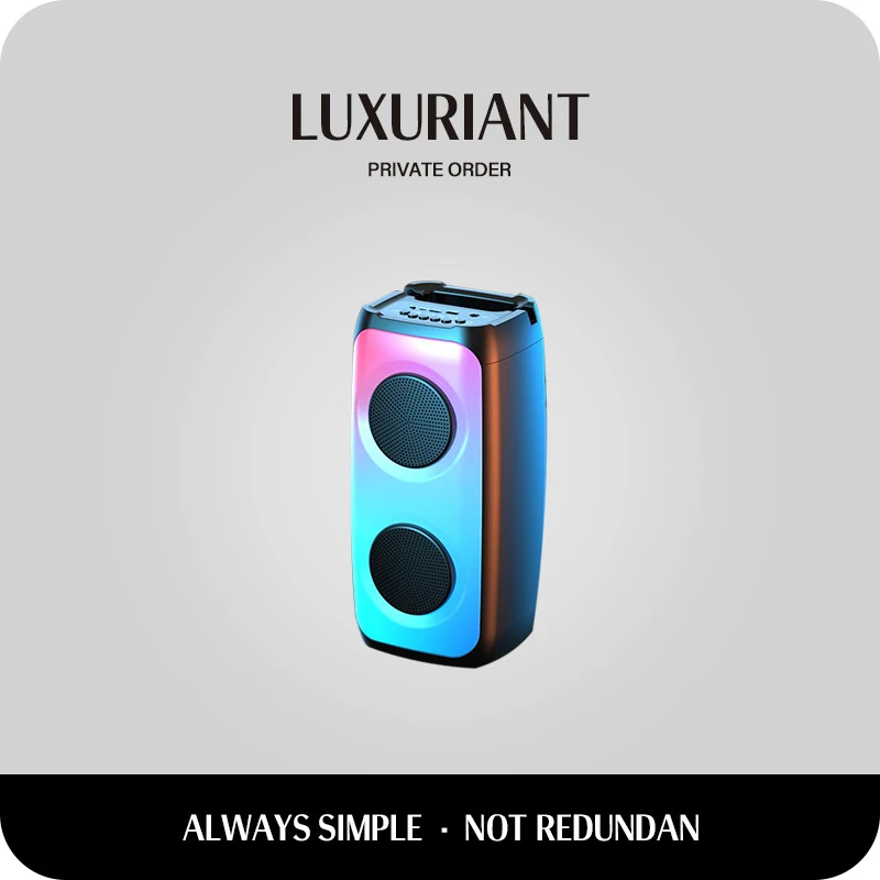 旗舰版炫彩灯光大功率重低音户外直播车载K歌无线蓝牙音箱CO