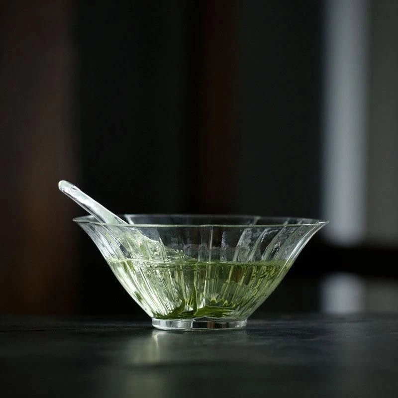 日式玻璃泡茶碗冷泡茶具绿茶专用分茶勺碗泡套装茶艺透明泡茶神器