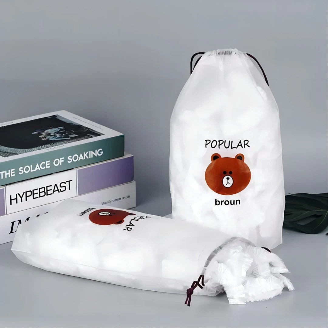 【2元浮力】小熊包装一次性保鲜膜食品级带松紧口保鲜膜罩套碗家用