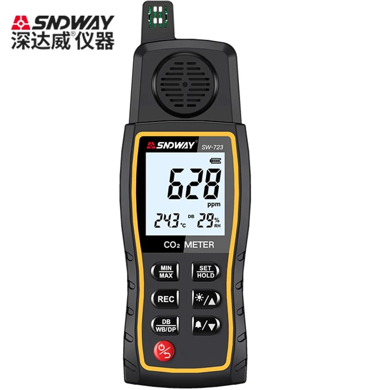 深达威SW-723二氧化碳检测仪专业空气质量自监器家用室内温湿度仪