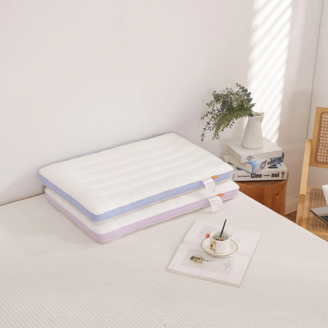 诗祺大豆纤维低枕立体护颈单人家用成人柔软