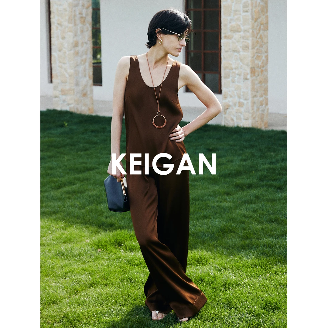 开间/獨家重磅30MM6A级双面缎桑蚕丝轻凉养肤極简真丝3件套连衣裙