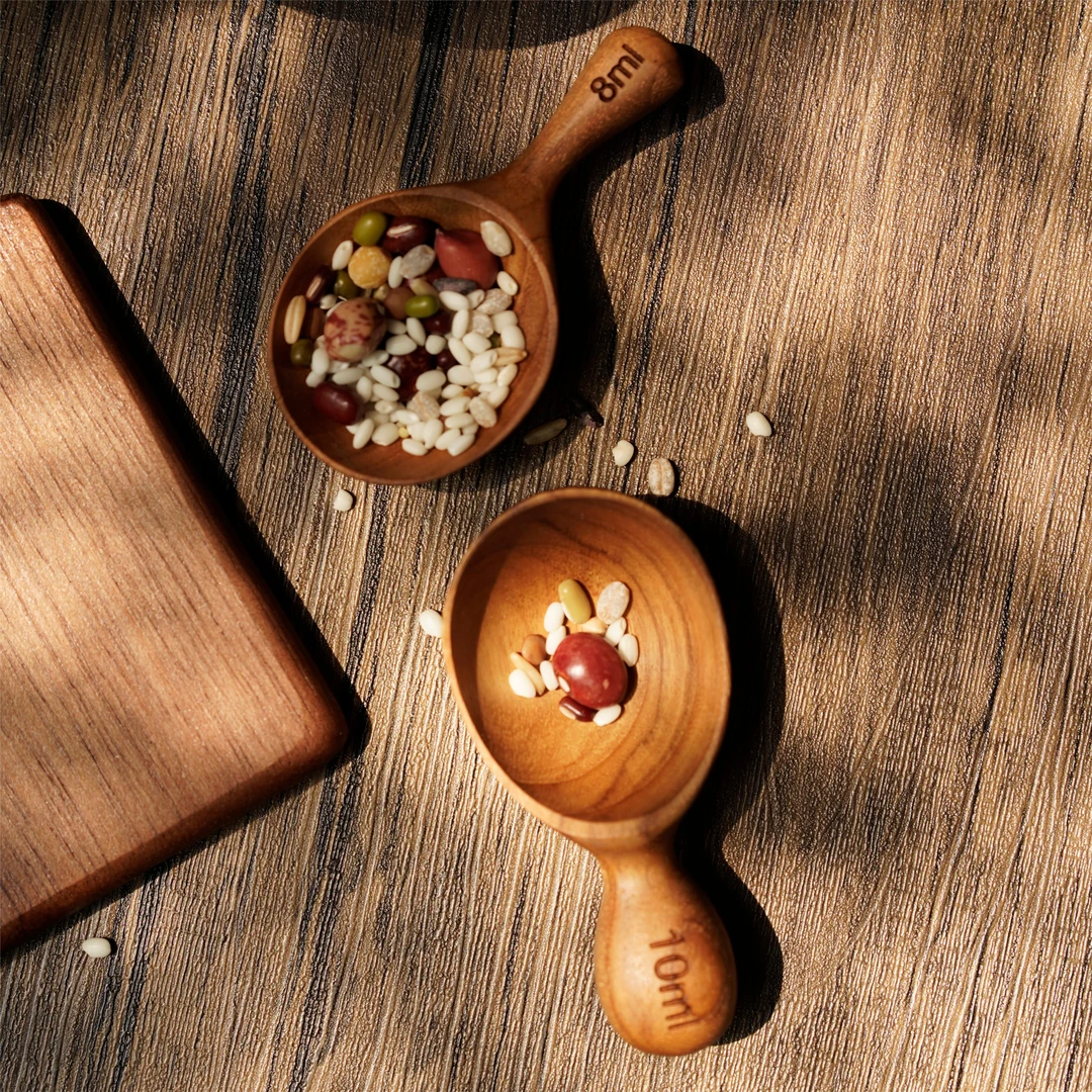 LCliving泰国原装进口柚木量勺