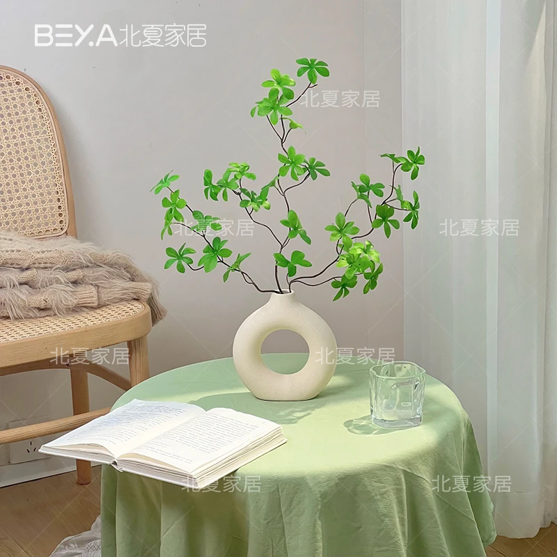 吊钟绿植手工仿真植物假花仿真花摆设客厅餐桌装饰