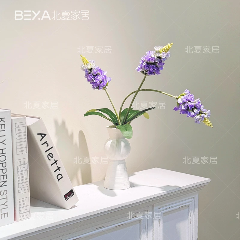 假花风信子仿真飞燕草绢花高枝长枝紫罗兰婚庆家居装饰