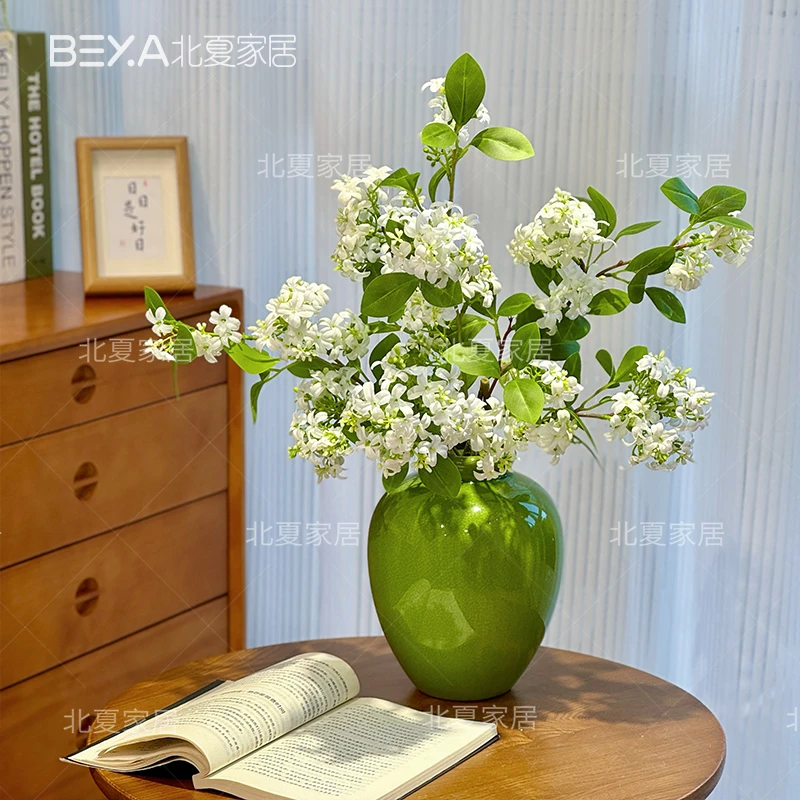 千里香仿真花桂花假花插花装饰花摆设客厅餐桌干花摆件