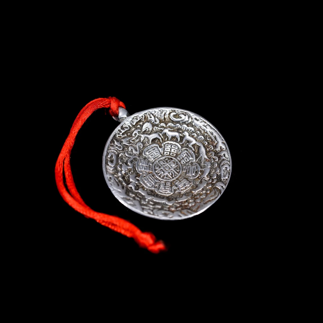 西藏天铁古玩收藏九宫八卦牌