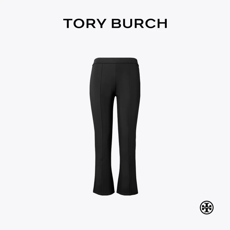 【提前享】TORY BURCH 汤丽柏琦 针织喇叭裤九分裤 154021