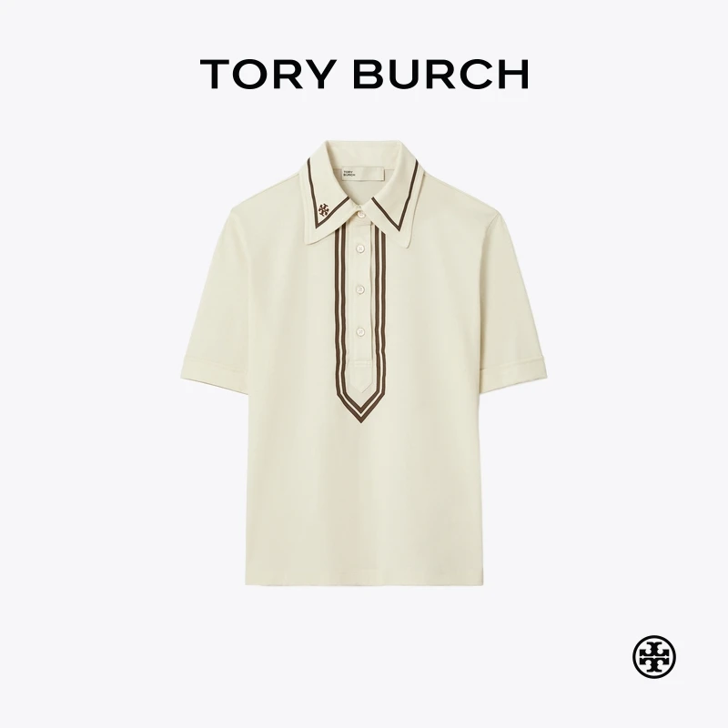【礼遇】TORYBURCH汤丽柏琦运动系列 高尔夫短袖POLO衫116185