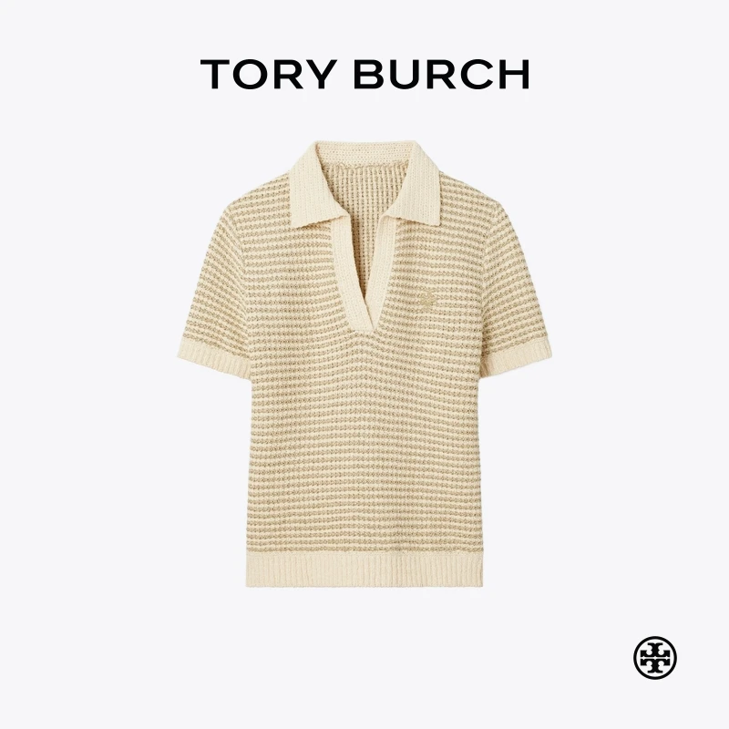 【季末礼遇】TORY BURCH 汤丽柏琦 质感POLO衫 161676