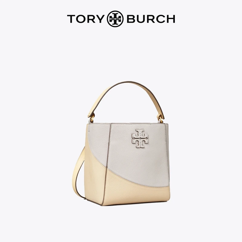 【季末礼遇】TORY BURCH 汤丽柏琦 MCGRAW 小号单肩水桶包 152218