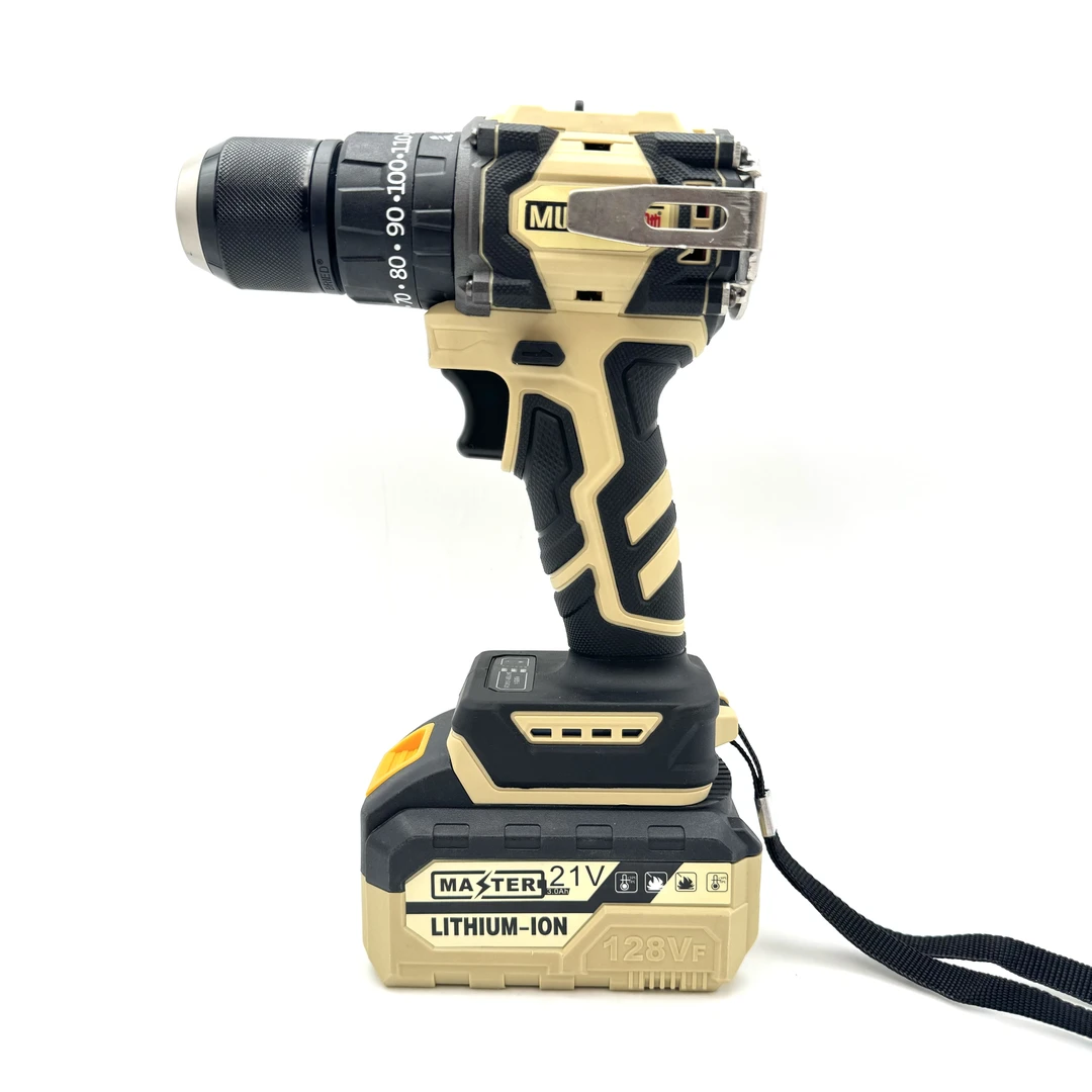 【牧高专属】牧驰新款13mm夹头冲击钻10节电芯无刷带敲击大钢炮一电