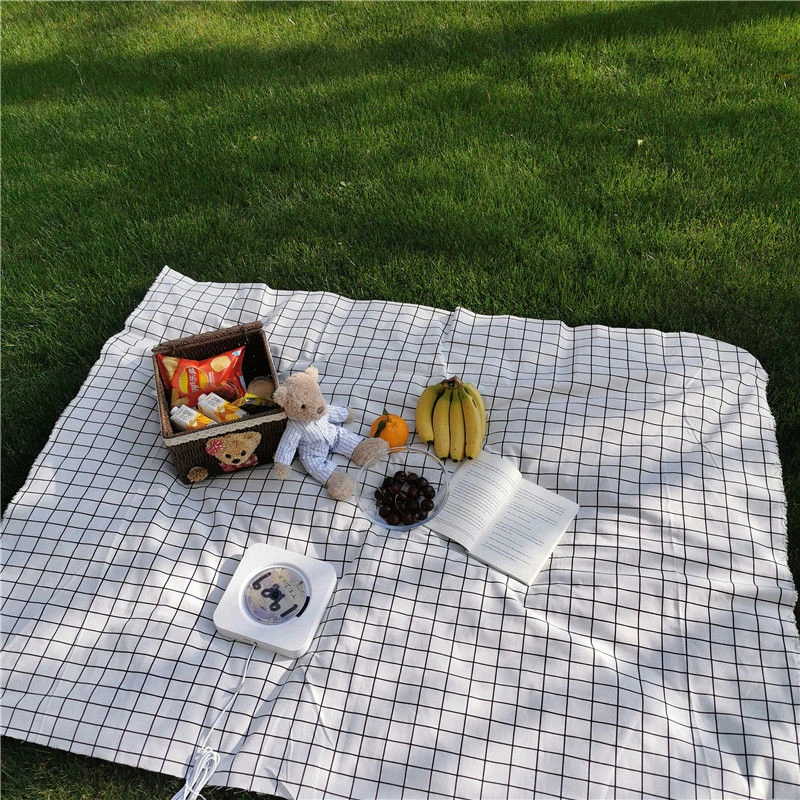 野餐垫户外野炊野营帐篷地垫春游拍照背景坐垫草坪垫子便携野餐布
