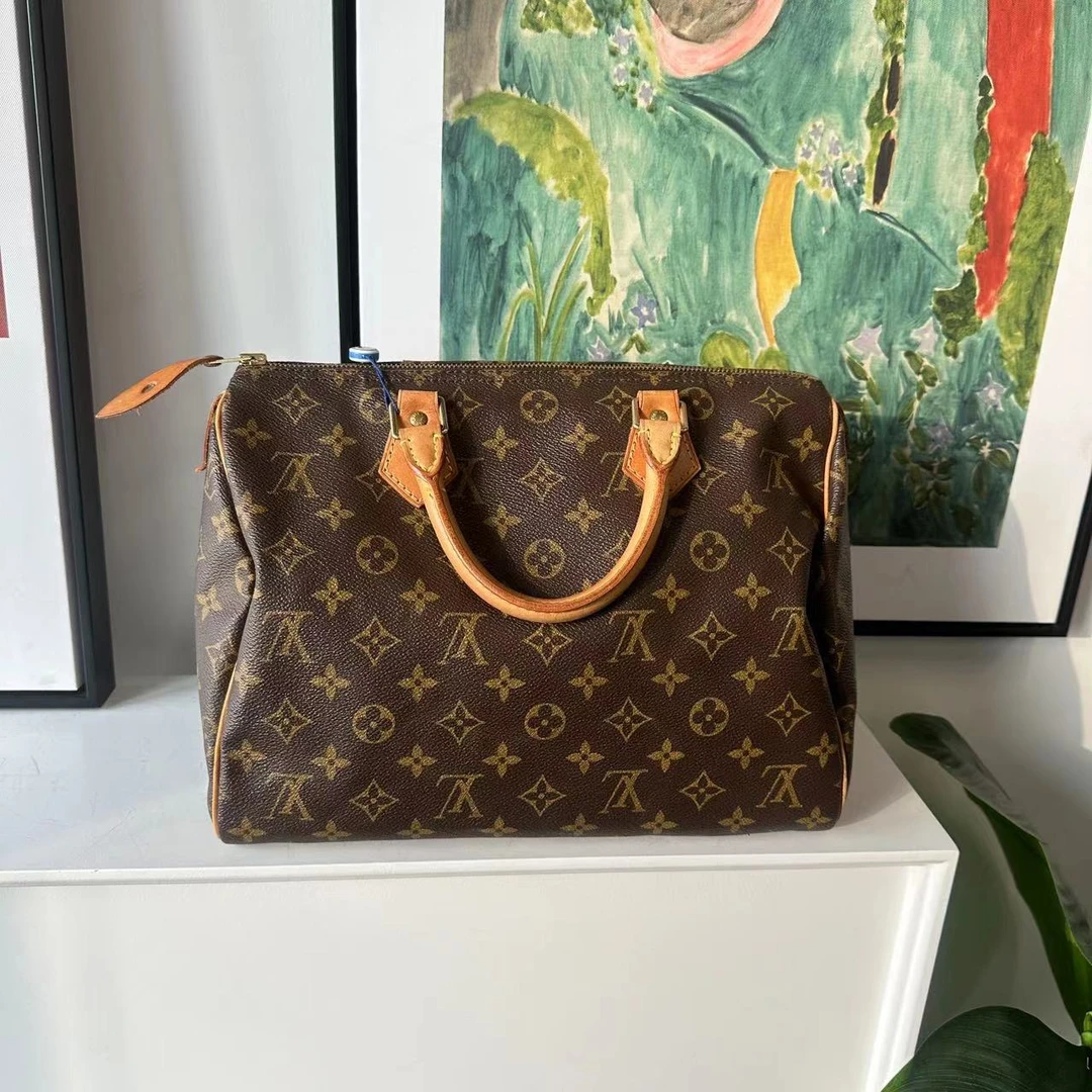 95新 LouisVuitton/路易威登 speedy30手提包【奢满满奢品】m100379