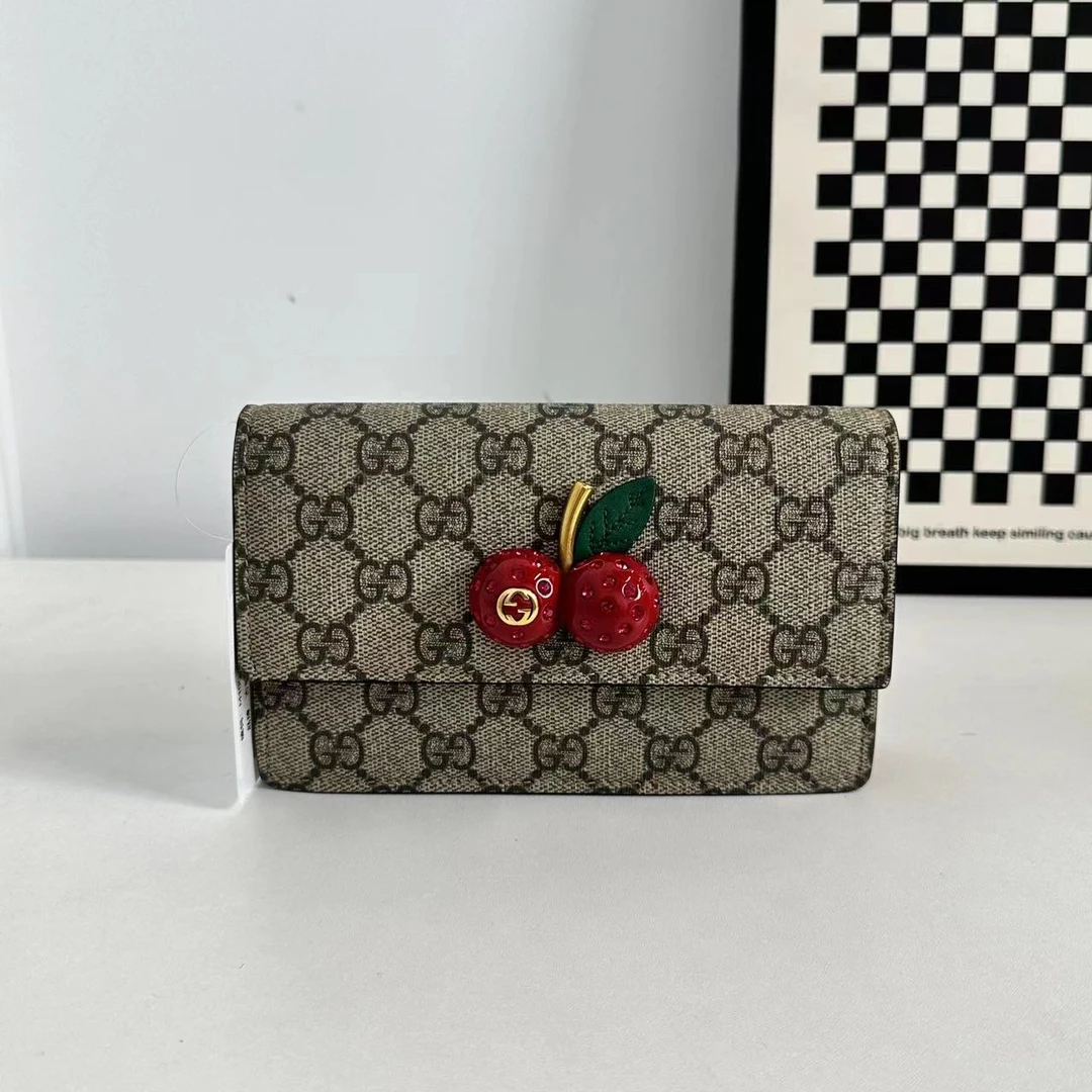 95新 GUCCI/古驰 樱桃单肩斜挎包【奢满满奢品】m100202
