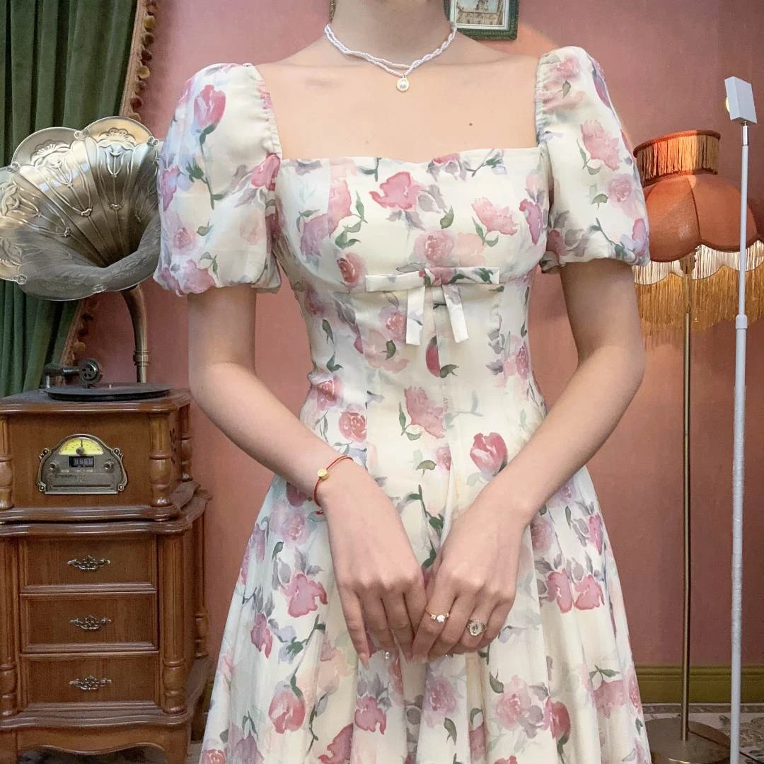 Meika-新款显瘦收腰连衣裙-35638Q