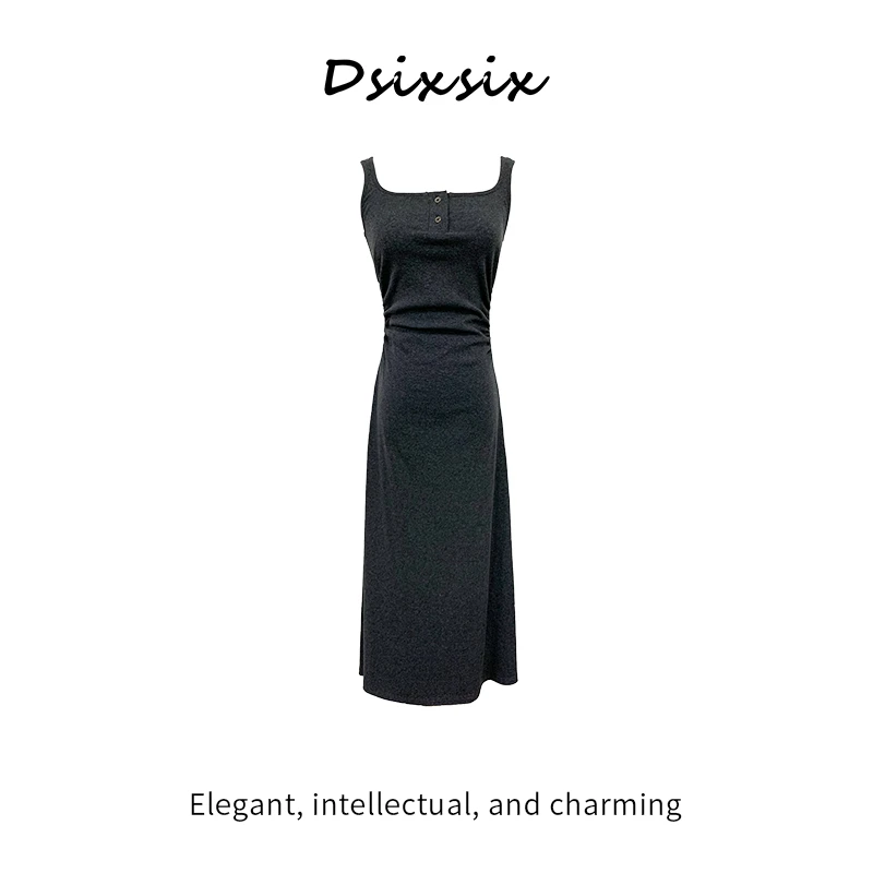 Yeah Me-【漫游日记】原创设计时尚收腰显瘦连衣裙-B8134K