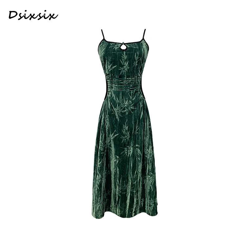 Yeah Me-【玉生烟】原创设计时尚气质显瘦收腰连衣裙-39370G