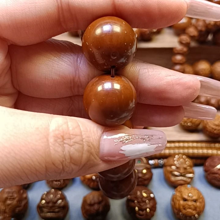 【闪购商品】紫金鼠手串C****C19mm光珠两颗紫金鼠手串
