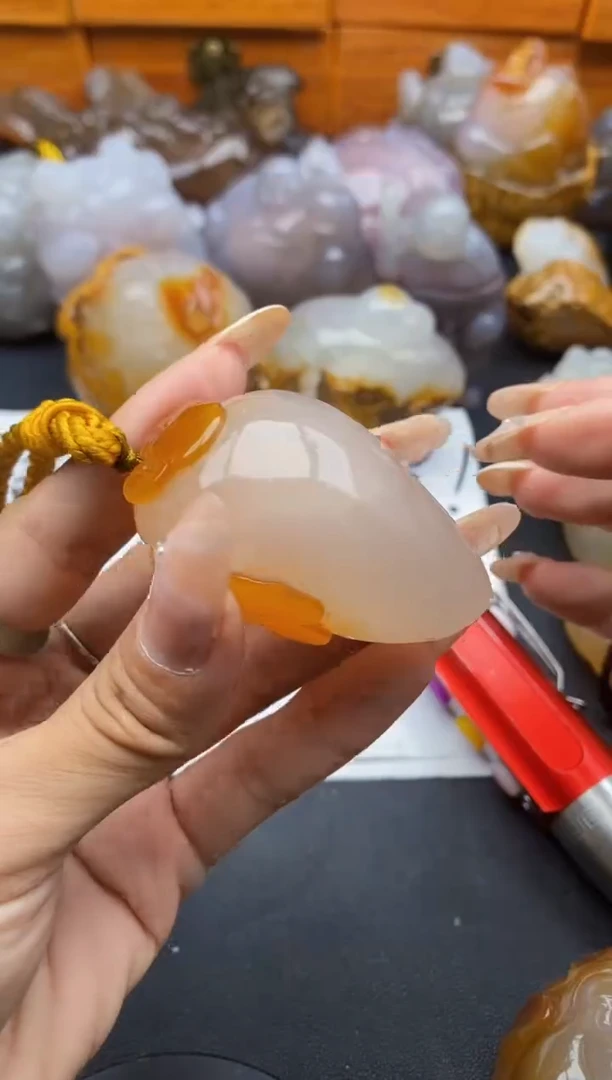 【闪购商品】玛瑙/玉髓车挂未镶嵌LLL