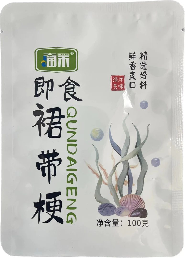 【10袋装直播间】即食裙带梗段大连香辣海白菜下饭菜新鲜爽口