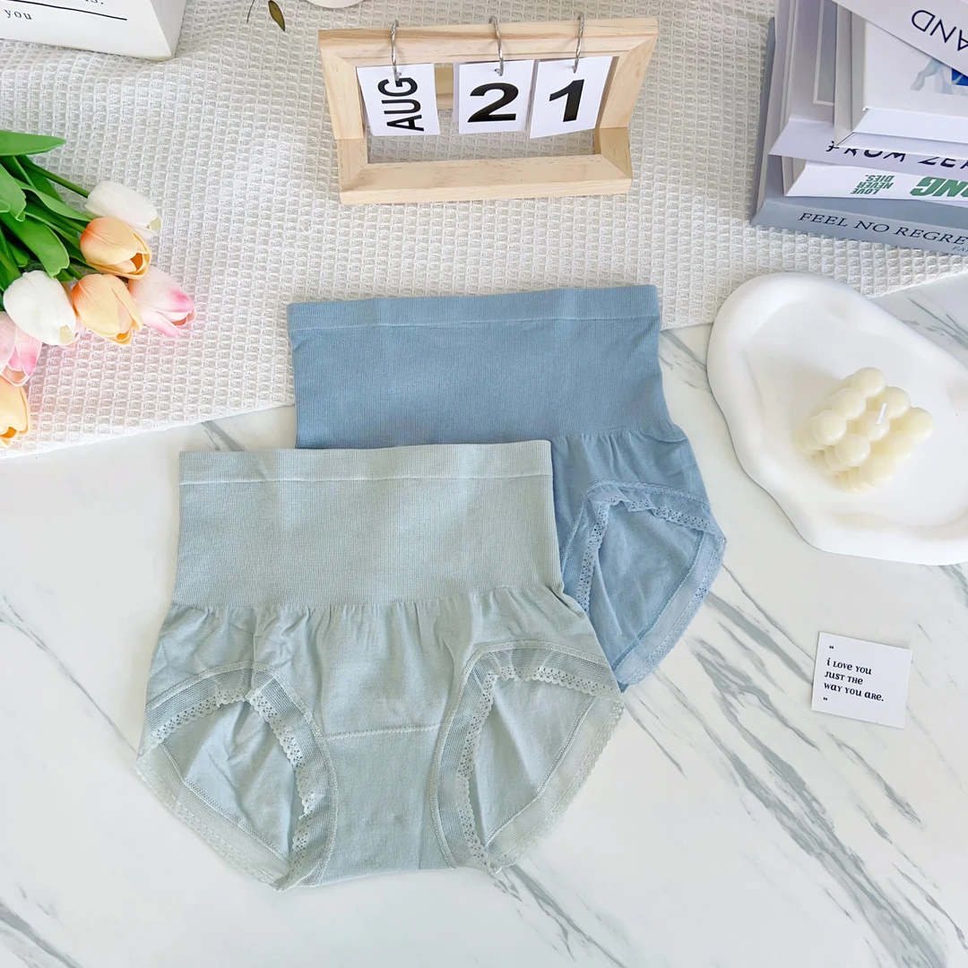 断码处理！女士高腰收腹大包臀三角内裤  到手2条！ 9061