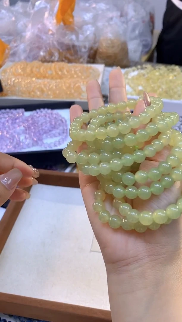 【闪购商品】石英质玉手串未镶嵌054/多样性发一/卡8