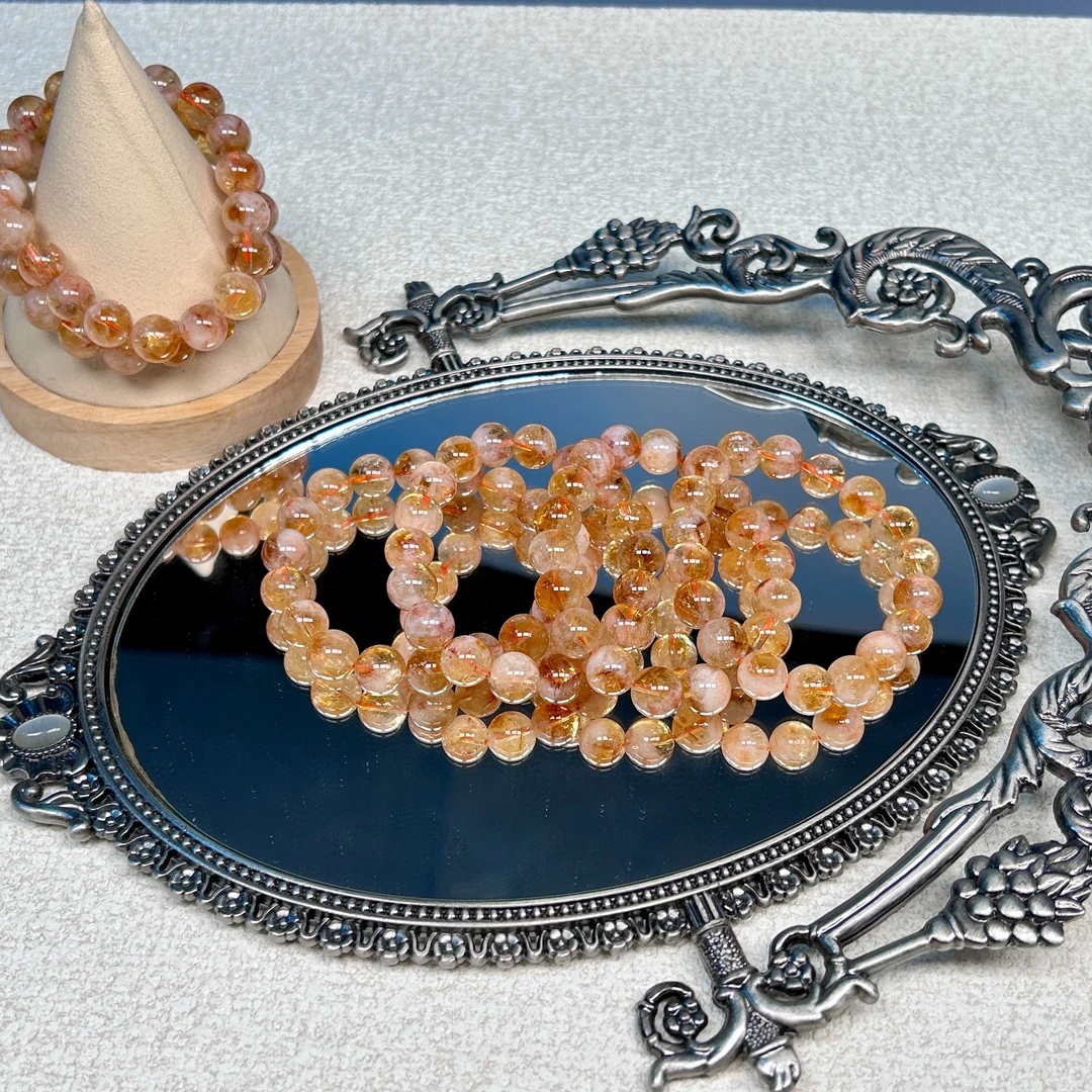 焦糖色蜂蜜奶盖手串多样性发其一