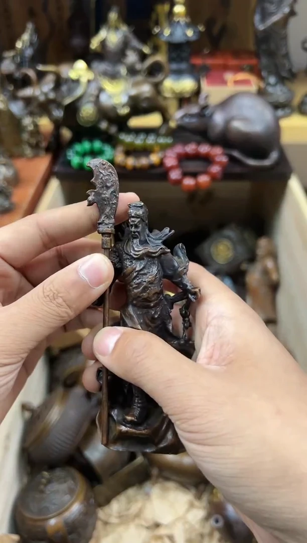 【闪购商品】铜器收收藏藏摆件关公