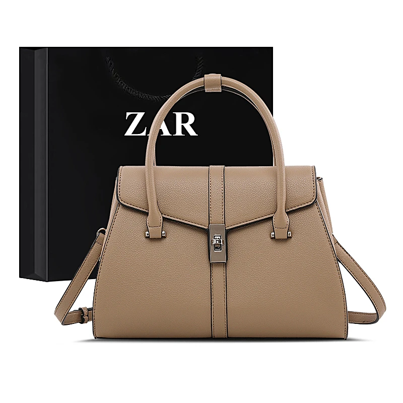 ZAR&RUILR/查瑞娜通勤手提包包包女大容量中年妈妈包单肩斜挎包