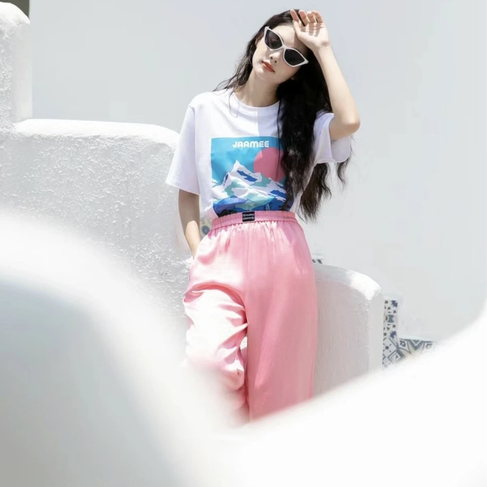 小恩-【宁希家】撤柜女装直播专享有W8折休闲夏季时尚宽松上衣