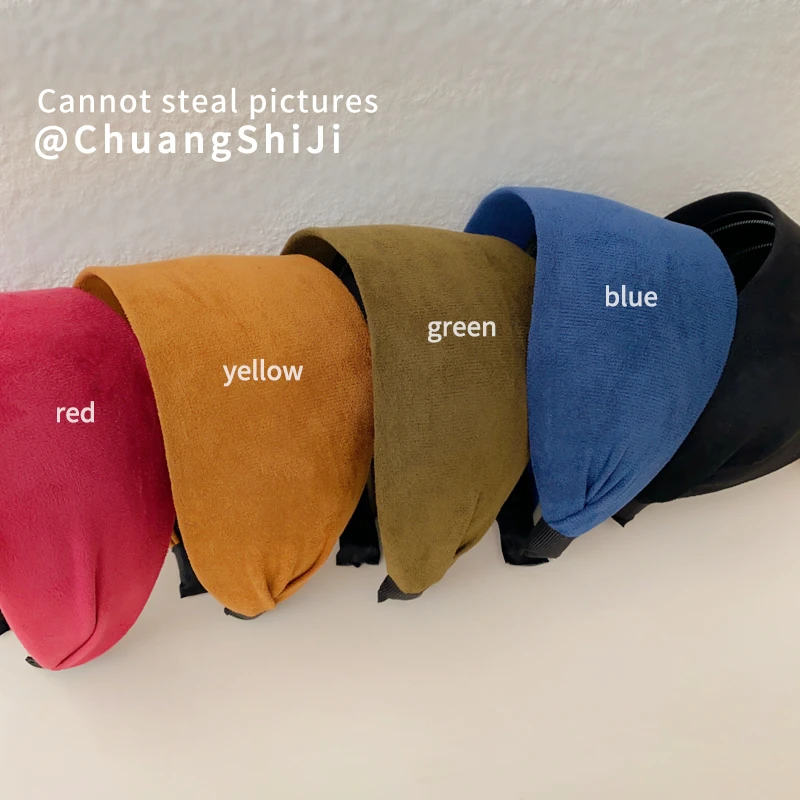 易梦玲同款纯色发箍女2024新款高颅顶洗脸防滑头箍发卡子头饰发捆