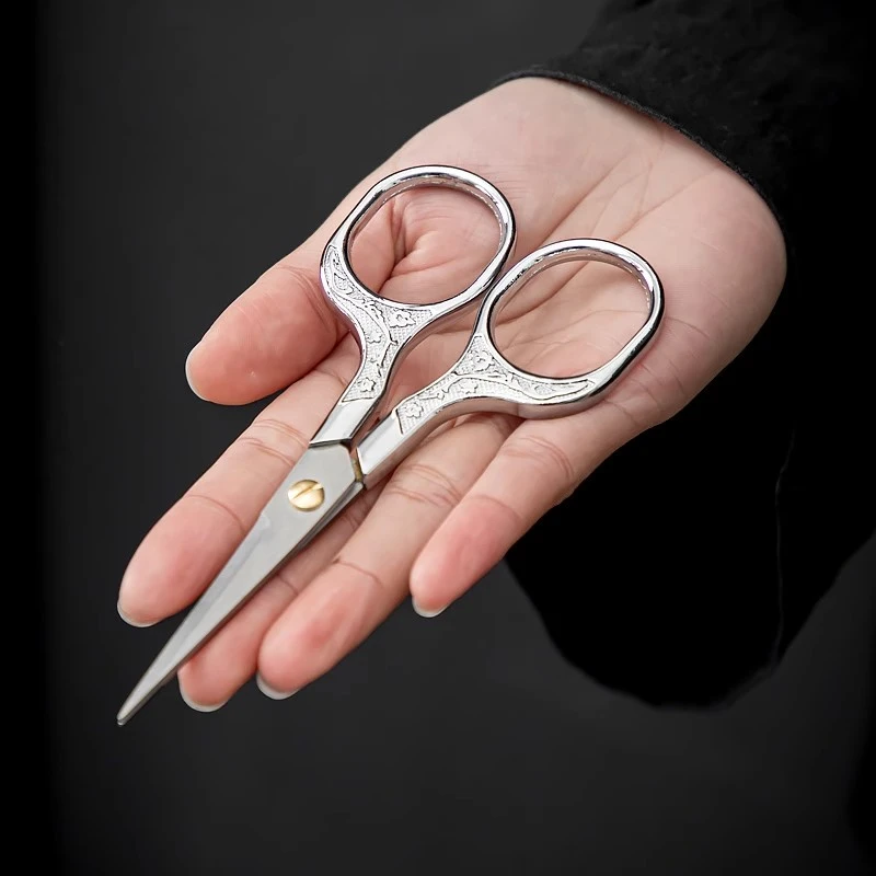 小剪刀茶叶泡袋剪茶艺茶道家用日式茶具茶道零配件复古合金手工剪