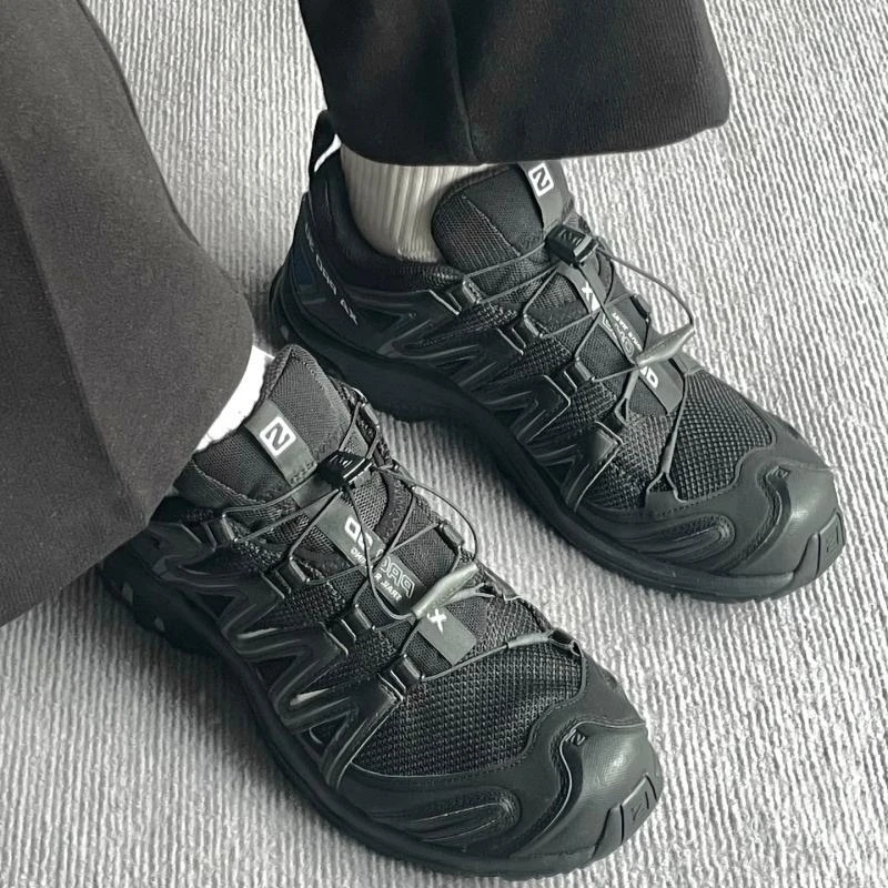 Salomon 萨洛蒙 XA PRO 3D 黑蓝 减震防滑户外运动跑鞋 475423