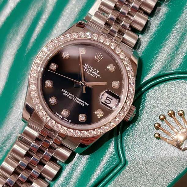 99新 Rolex/劳力士 日志型178384原钻31盘机械女表