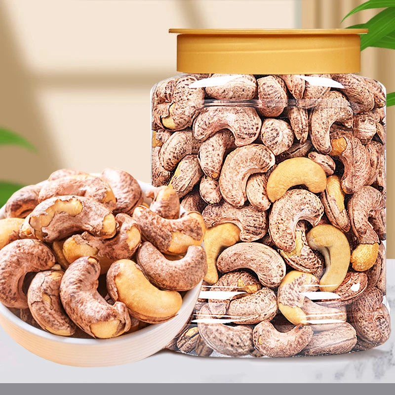 2025年新货带皮腰果仁盐焗紫皮越南特产袋装坚果干果零食散装批发