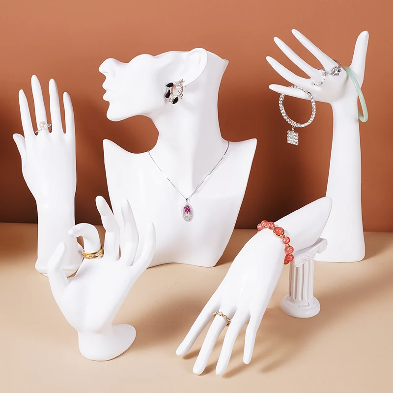 首饰展示架 项链展示架模特架饰品架颈模珠宝展示道具手链耳环架