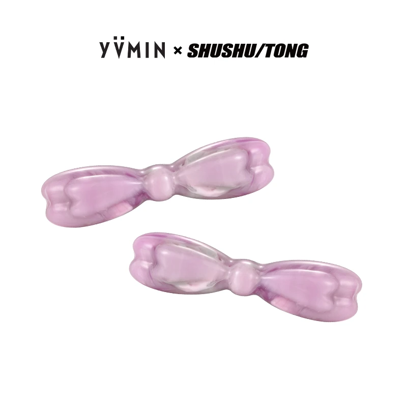 YVMIN/尤目SHUSHUTONG联名系列 长耳彩色雕刻发夹