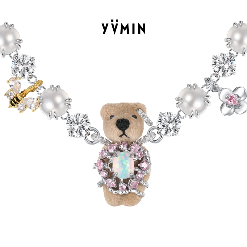 YVMIN/尤目 吊坠925银 乐园系列项链