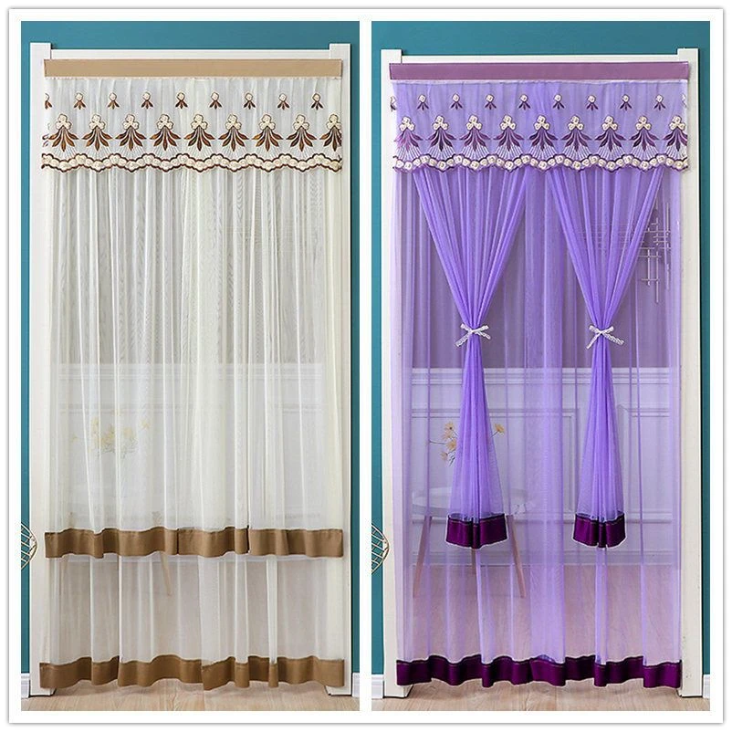 用品夏季防蚊免打孔纱门帘卧室厨房防蝇家居魔术贴自粘风水隔断帘