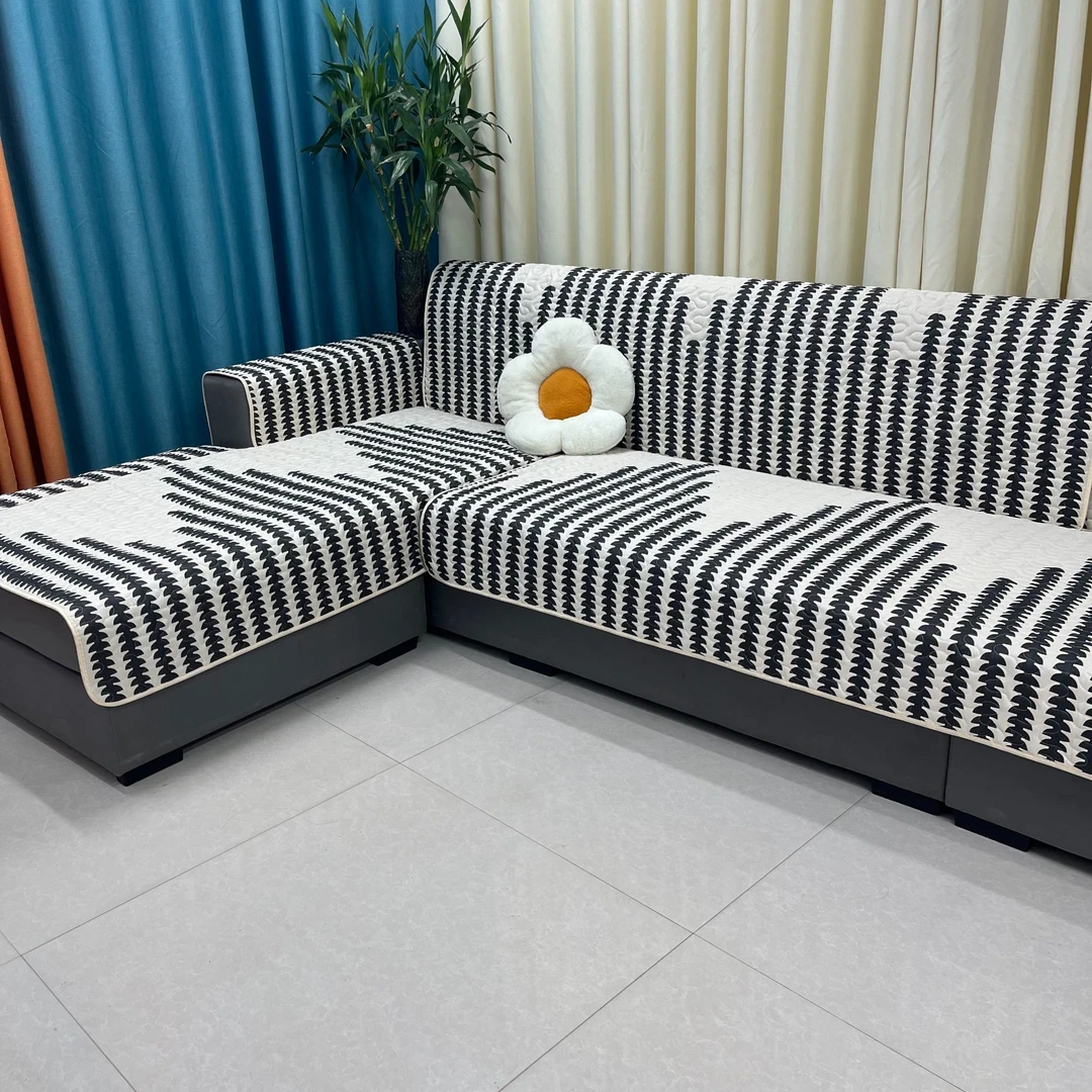 【升级五片装】四季通用防滑沙发垫中式简约现代沙发罩坐垫靠背