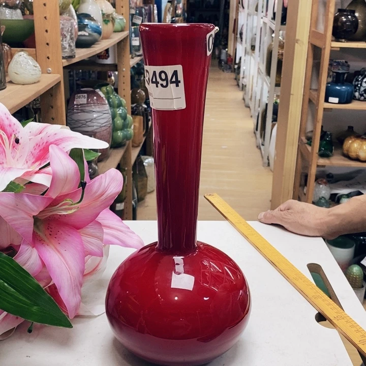花瓶高33厘米口6厘米