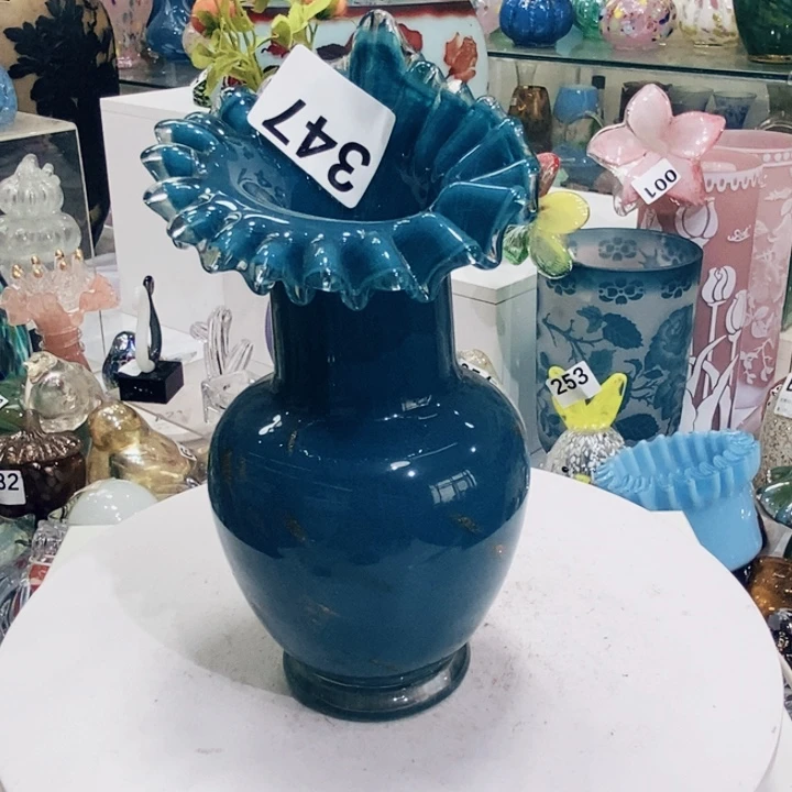 花瓶高18口4厘米